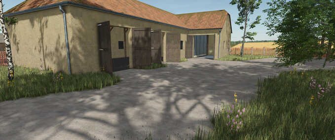 Garage with Silo Mod Image