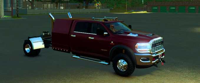 Cars 2024 Ram 3500 Crew Cab with Sleeper Farming Simulator mod