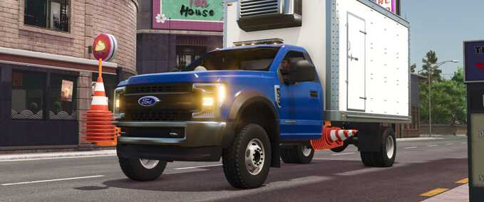 Other Vehicles Ford F550 Utility Truck Farming Simulator mod