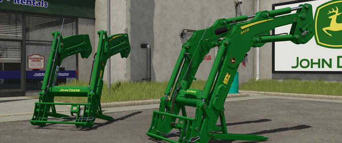 front loader John Deere Frontloader Pack 603R / 643R Farming Simulator mod