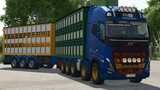 Volvo FH16 Animal Transport Truck & Trailer Mod Thumbnail
