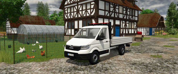 MAN TGE Flatbed Mod Image