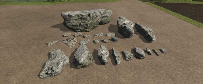 Decoration Decorative Rocks Farming Simulator mod