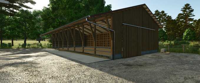 Animal Pens Wooden Sheep Barn with Pasture Farming Simulator mod