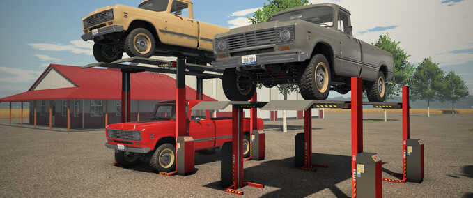 Decoration Hydraulic Lift Platform Farming Simulator mod