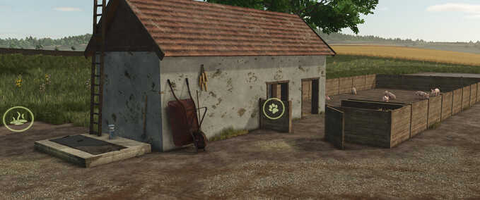 Animal Pens Small Pig Barn Farming Simulator mod