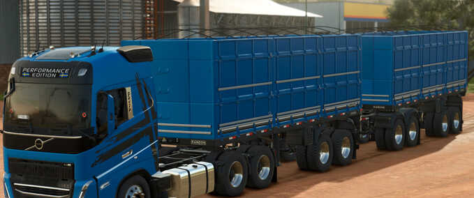 Randon Short Bulk Road Train Mod Image