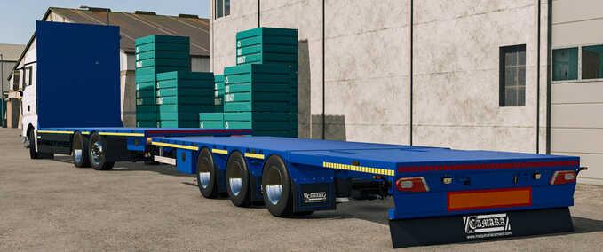 Camara Straw Bale Transport Trailer Mod Image