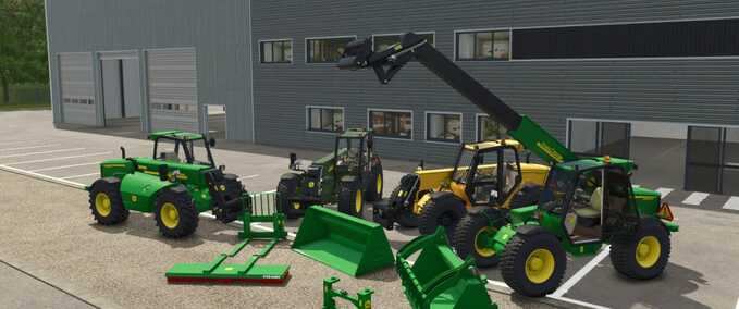 Telehandler John Deere 3400 Pack Farming Simulator mod