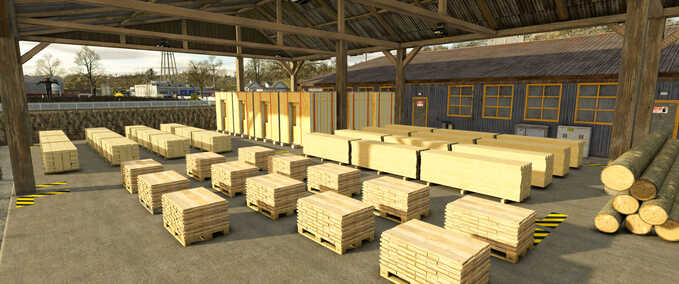 Factories Custom Productions: Woodchips Edition Farming Simulator mod