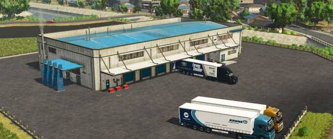 Buildings with Functions Logistics Center Farming Simulator mod