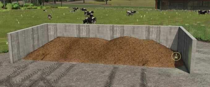 Silos Manure Heap 12x6m Farming Simulator mod