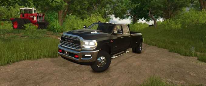 Cars 2024 Dodge Ram 3500 Crew Cab Farming Simulator mod