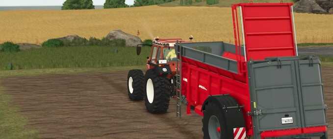 manure spreader Unia Apollo 16 Premium - Rust Edition Farming Simulator mod