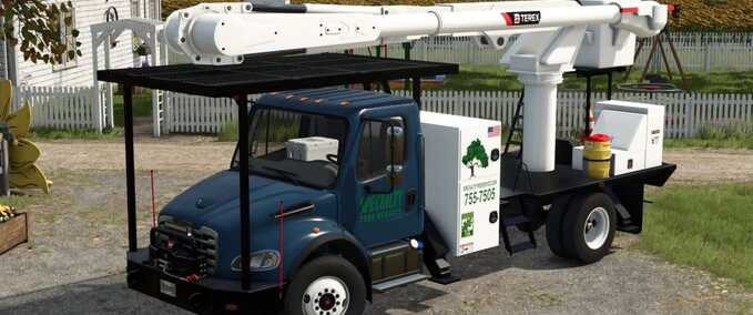 Freightliner M2 Bucket Truck Mod Image