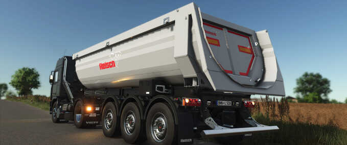 Reisch Steel Pipe Tipper Trailer Mod Image
