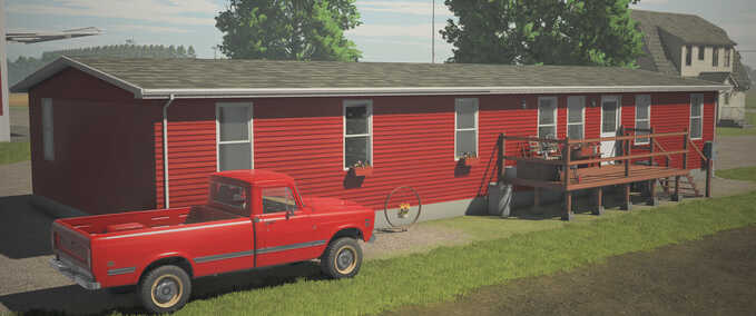 Buildings with Functions Farmhouse with Interior Farming Simulator mod