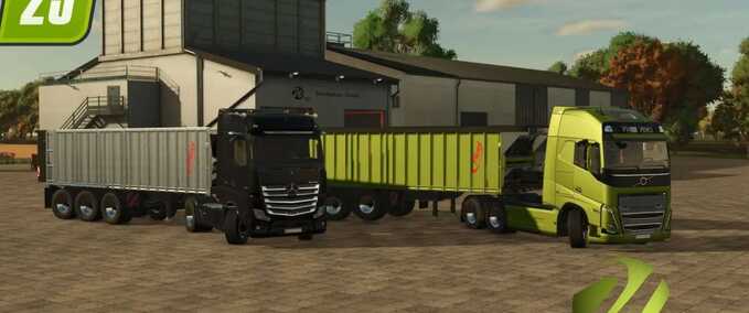Fliegl ASS298 3-Axle Push-Off Trailer by WobbyTec Mod Image
