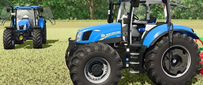 Tractors New Holland T6140/T6160 Farming Simulator mod
