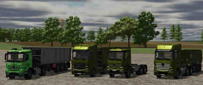 Fliegl ASS298 Push-Off Trailer Mod Image