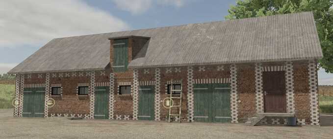 Animal Pens Cowshed from the Lublin Region Farming Simulator mod