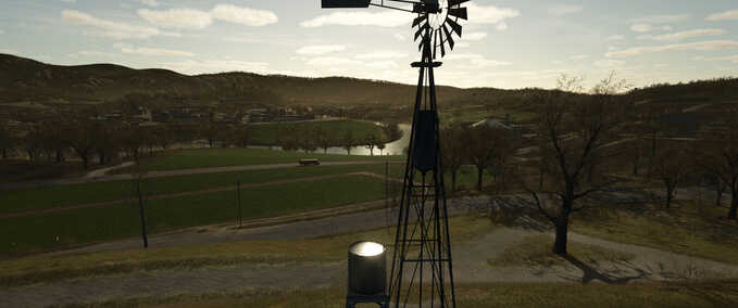 Placeable Objects Real Windpump Farming Simulator mod