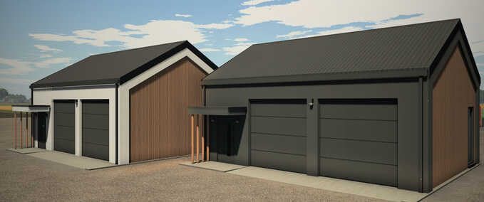 Sheds Modern Car Garage Farming Simulator mod