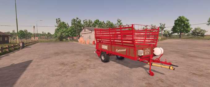 Forage Wagons Krone Optimat Forage Trailer Farming Simulator mod
