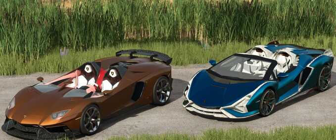 Lamborghini Aventador J & Sian Roadster Mod Image