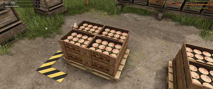 Gameplay Liftable Pallets with Increased Capacity Farming Simulator mod