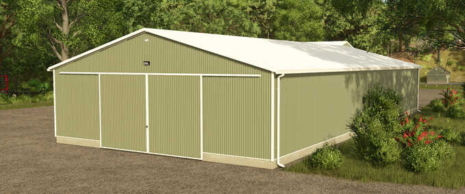 Sheds 55x115 Post Frame Cold Storage Farming Simulator mod