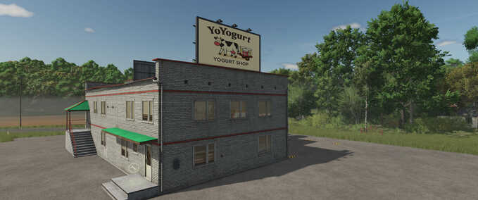 Factories Yogurt Shop Farming Simulator mod