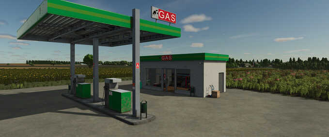 Placeable Objects Placeable Gas Station Farming Simulator mod
