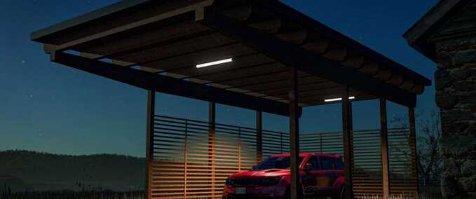 Wooden Carport Mod Image