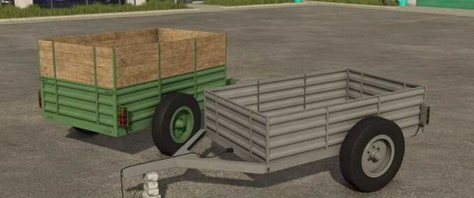 Animal Transport Two Wheel Trailer Farming Simulator mod