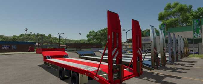 Low Loaders Fliegl Semi-Trailer Farming Simulator mod