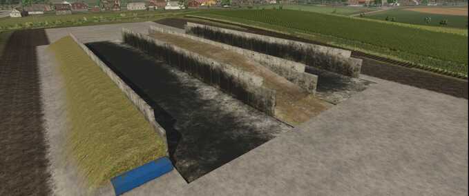 Silos Bunker Silo Bale Storage Farming Simulator mod