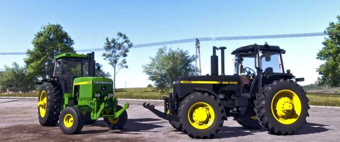 Tractors John Deere 4755-4955 Reworked Farming Simulator mod