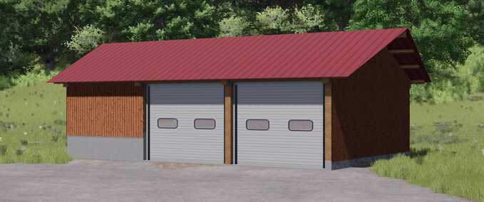 Buildings with Functions Closed Honey Hall with Gates and Pallet Spawner Farming Simulator mod