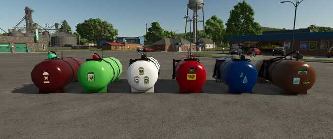 Other trailers Combination Liquid Tank 3000L Farming Simulator mod