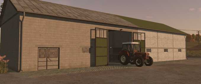 Buildings with Functions Hall Workshop Farming Simulator mod