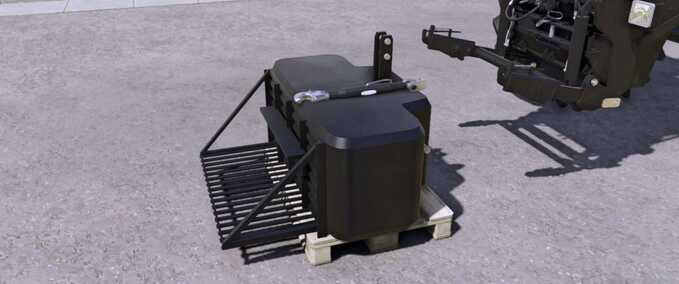 Lizard 1050 KG Front and Rear Weight Mod Image