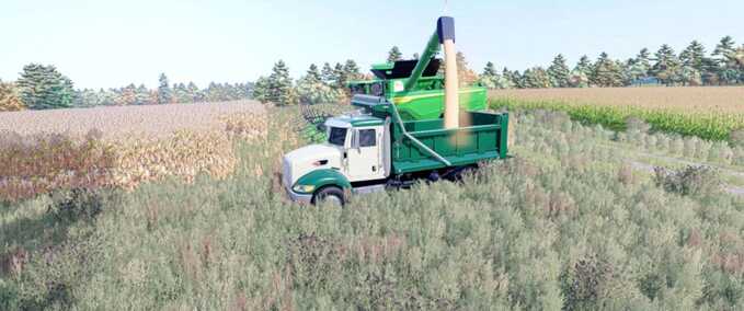 Trucks HD Modding Peterbilt 340 Dump Truck Farming Simulator mod