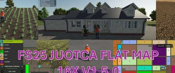 Juotca Flat Map 16X Mod Image