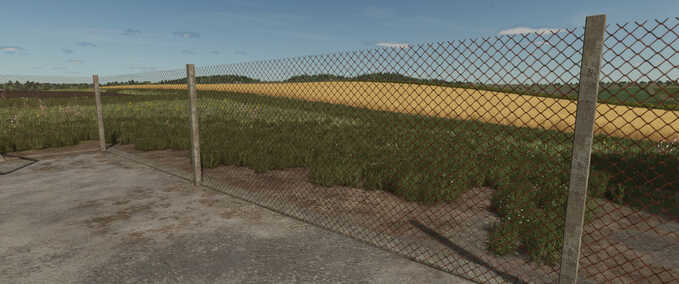 Decoration GDR Metal Mesh Panel Fence Farming Simulator mod