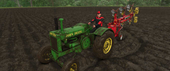 Oldtimer John Deere AO and AR Farming Simulator mod