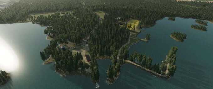 Maps Paksuniemi 2025 Farming Simulator mod