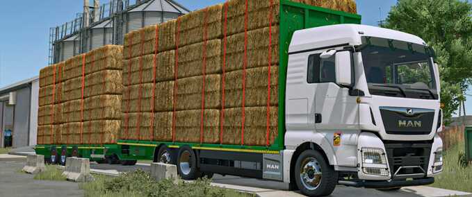 MAN TGX 6x2 Straw Bale Truck Mod Image