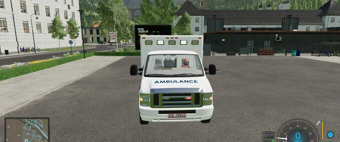 EMS Sand Ambulance Skin Mod Image