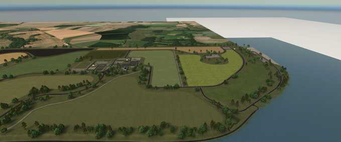 Big Maps Along the Kiel Canal Farming Simulator mod